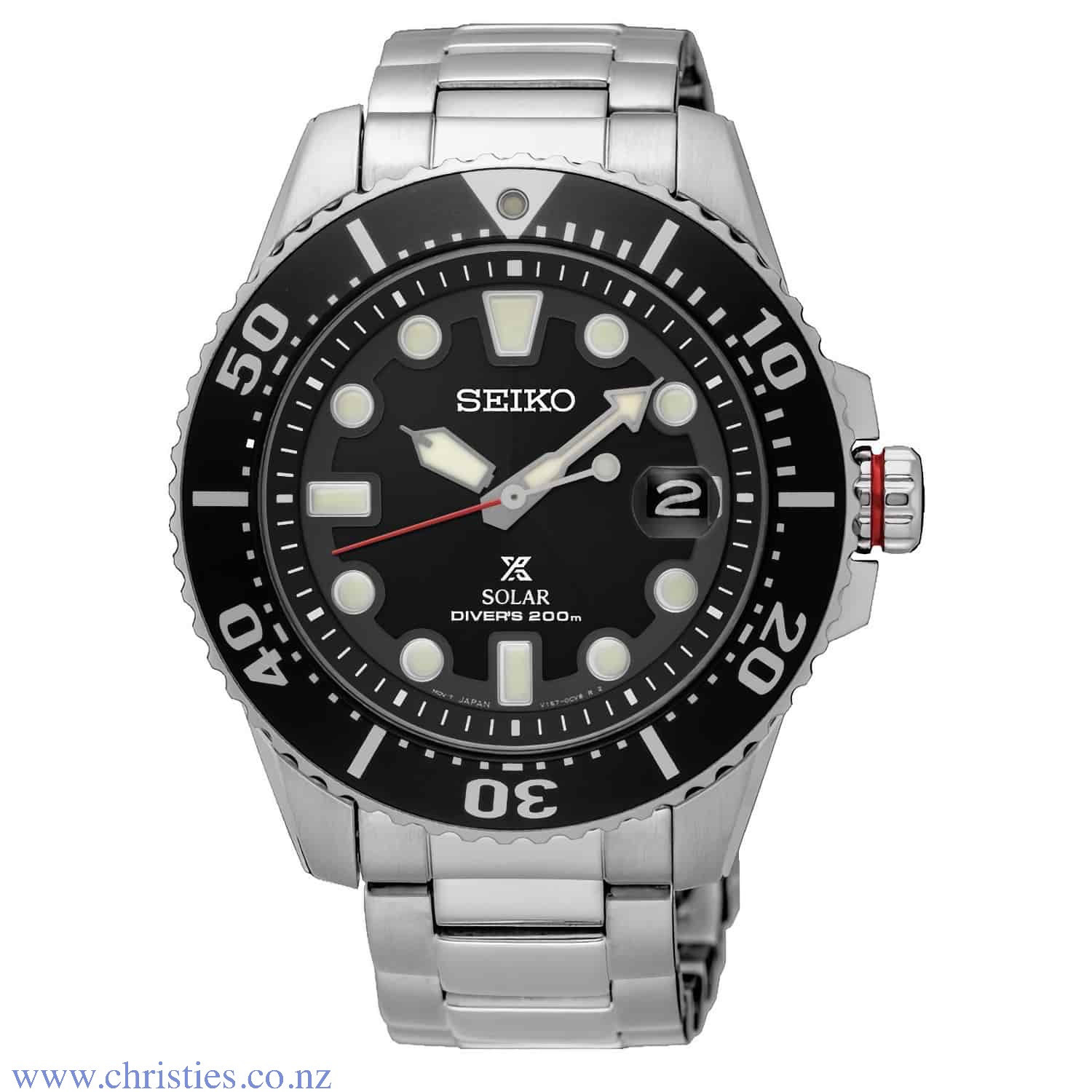 SNE551P Seiko DIVERS Solar Watch SNE551P SNE551P Seiko DIVERS Solar Watch. Seiko Stainless Steel Dive watch featuring a rotating bezel and is solar powered Humm -Buy Little things up to $1000 and choose 10 weekly or 5 fortnightly payments with no interest. Late payment fee of $10 will @christies