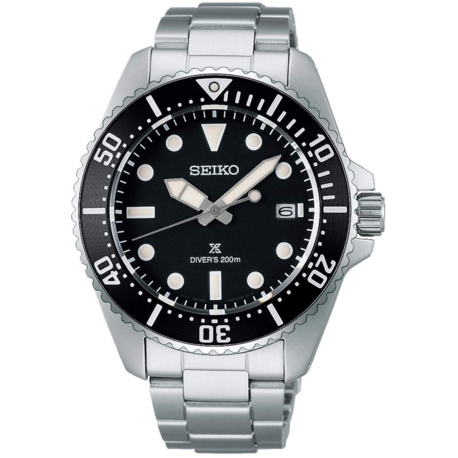Christies Jewellery - SNE597P Seiko Prospex Solar Divers Watch Auckland NZ Seiko Prospex SNE597P Solar Divers Watch - Stainless Steel, Black Dial