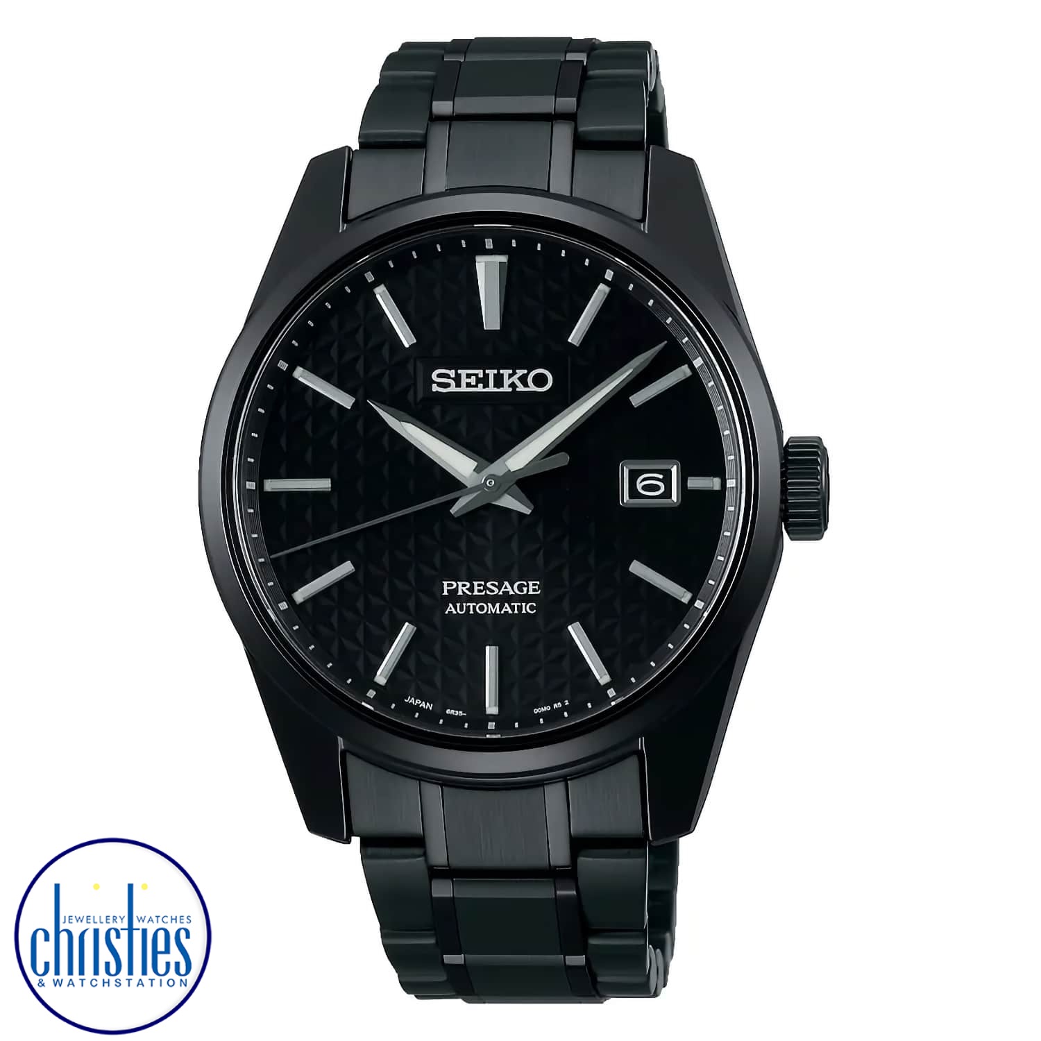 SPB229J1 Seiko Presage Sharp Edged Automatic Watch. This SPB227J1 is from the Seiko Presage Sharp Edged collection, inspired by ancient and modern Japanese design. The dials on Presage Sharp Edged timepieces feature a traditional Japanese pattern designed