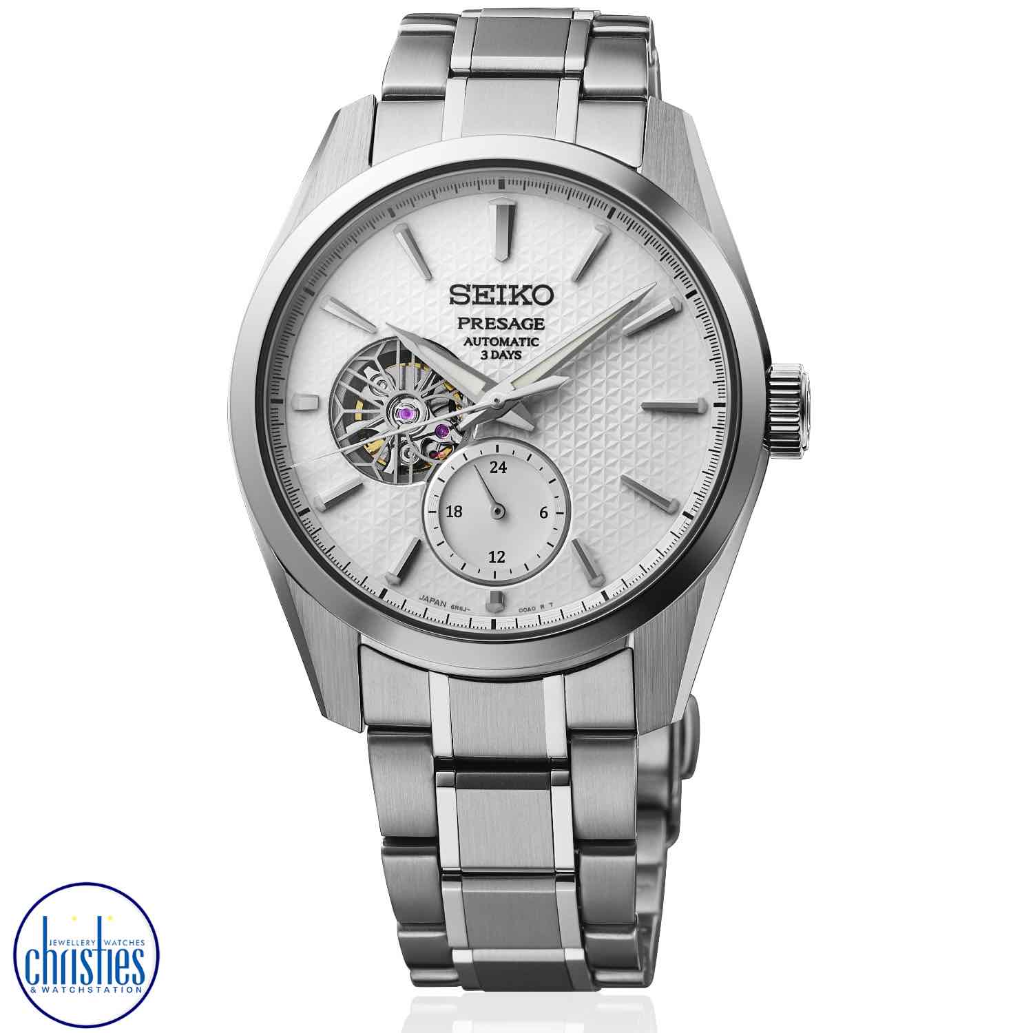 diamond rings nz SPB415J SEIKO Presage Sharp Edged Series Watch Shironeri