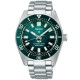 SPB501J SEIKO Prospex PADI Special Edition Divers Watch featuring a vibrant green dial, stainless steel case and bracelet, unidirectional bezel, and 300m water resistance—designed for professional diving and PADI-certified precision.