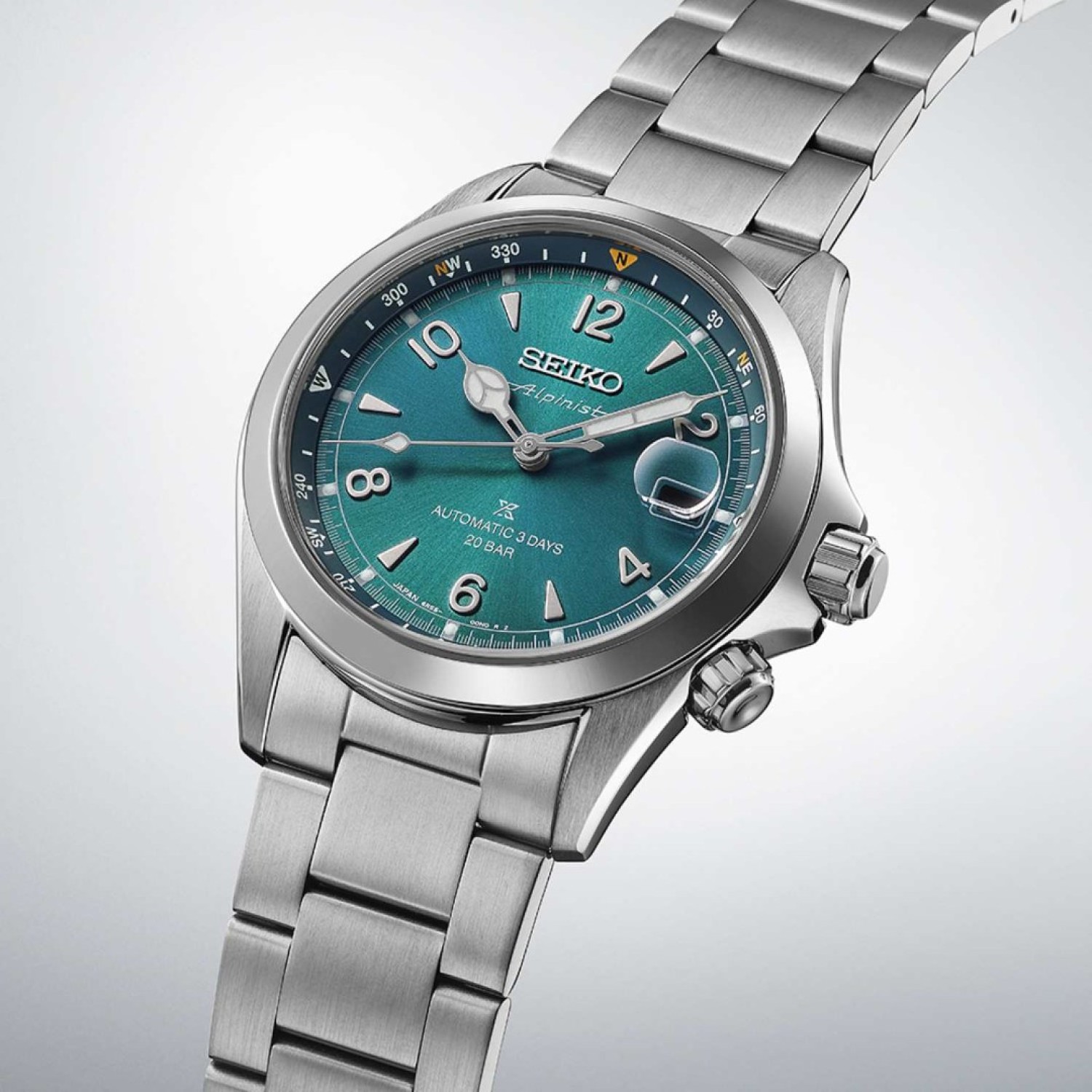 SPB503J Seiko Alpinist – Teal Dial, 3-Day Automatic | Prospex Collection | Crafted for Precision – Seiko Watches NZ SPB503J Seiko Alpinist Teal Dial Watch – 3-Day Automatic, Prospex Collection NZ
