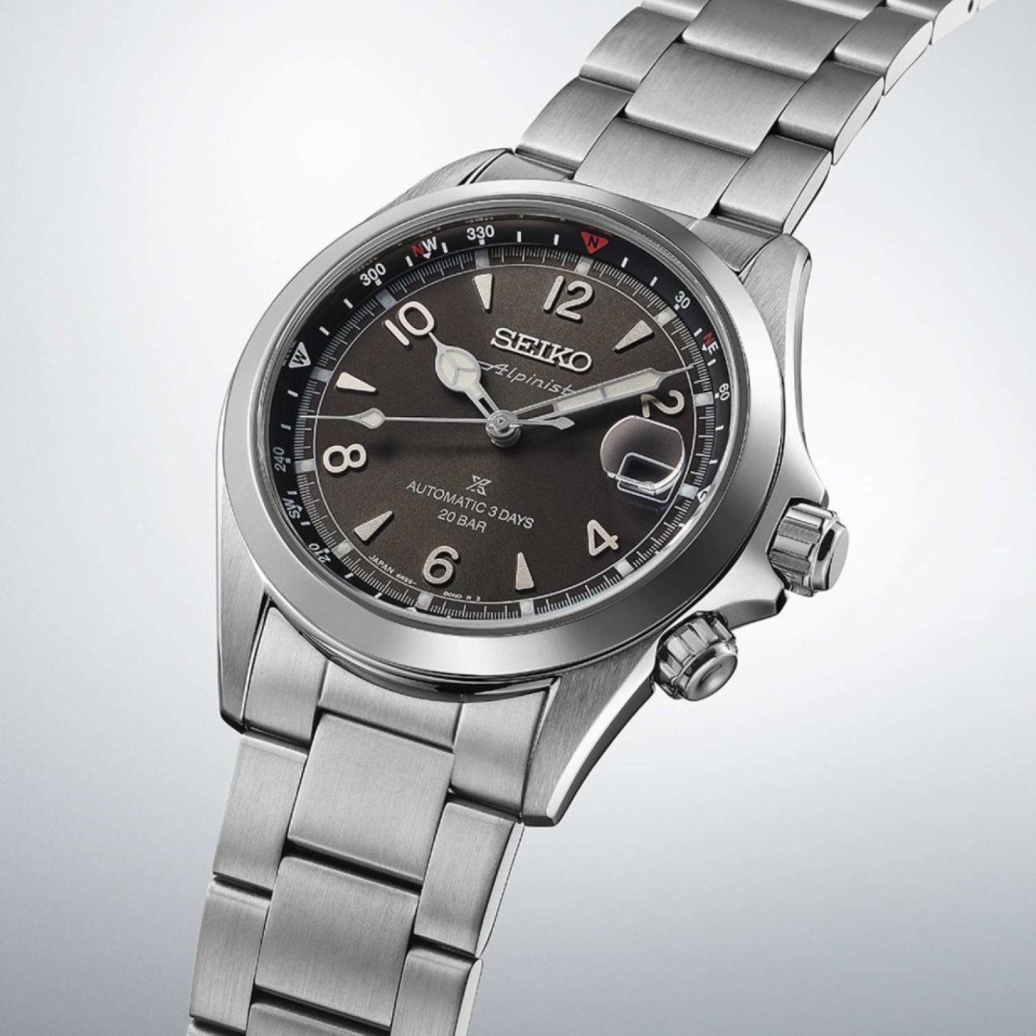 SPB505J Seiko Alpinist – Black Dial, 3-Day Automatic | Prospex Collection | Crafted for Precision – Seiko Watches NZ SPB505J Seiko Alpinist Black Dial Watch – 3-Day Automatic, Prospex Collection NZ