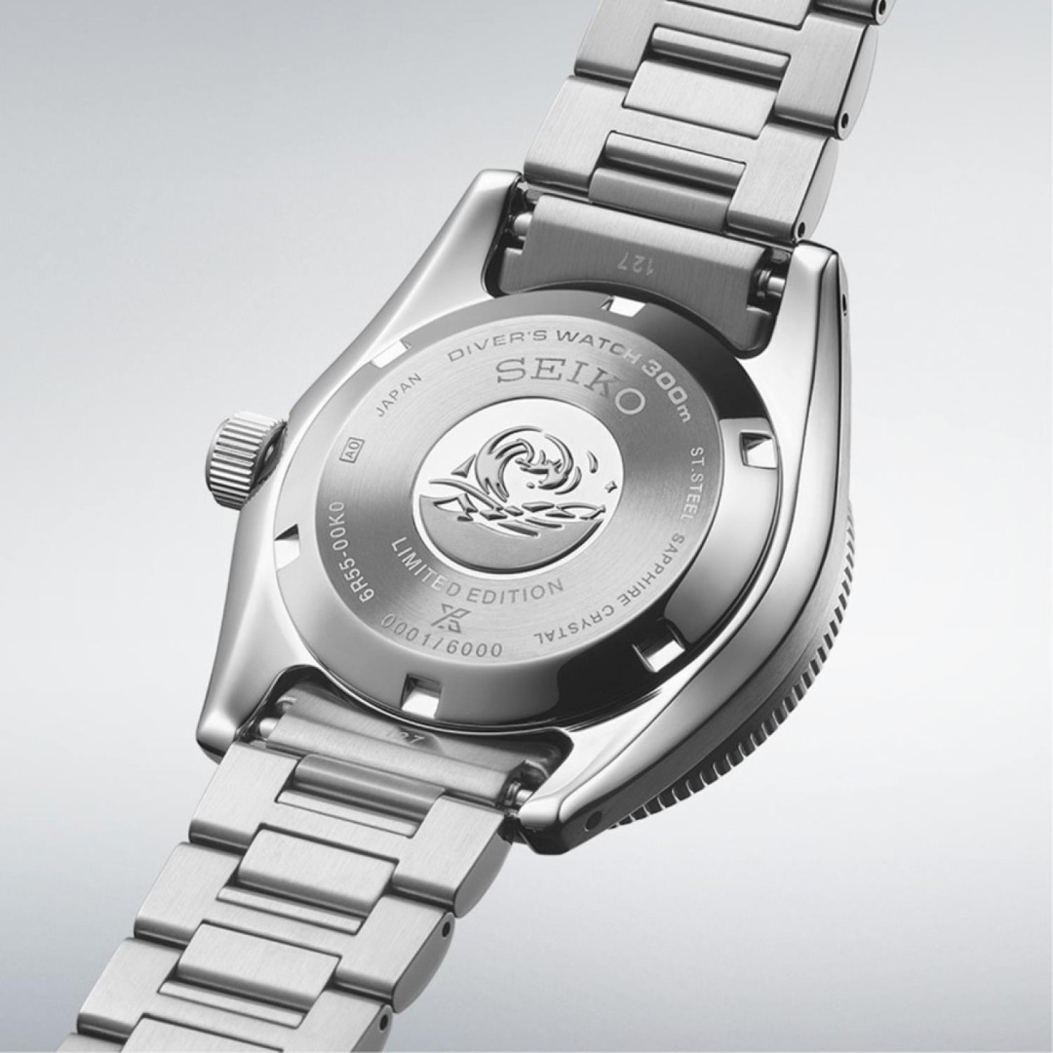Elegant and Functional SPB511J SEIKO Prospex Automatic Divers Watch SPB511J SEIKO Prospex Automatic Divers Watch with a stainless steel bracelet and case, featuring a silver dial with a unique texture, luminescent hour markers and hands, a rotating bezel with minute indicators, and water resistance up to 300 meters.
