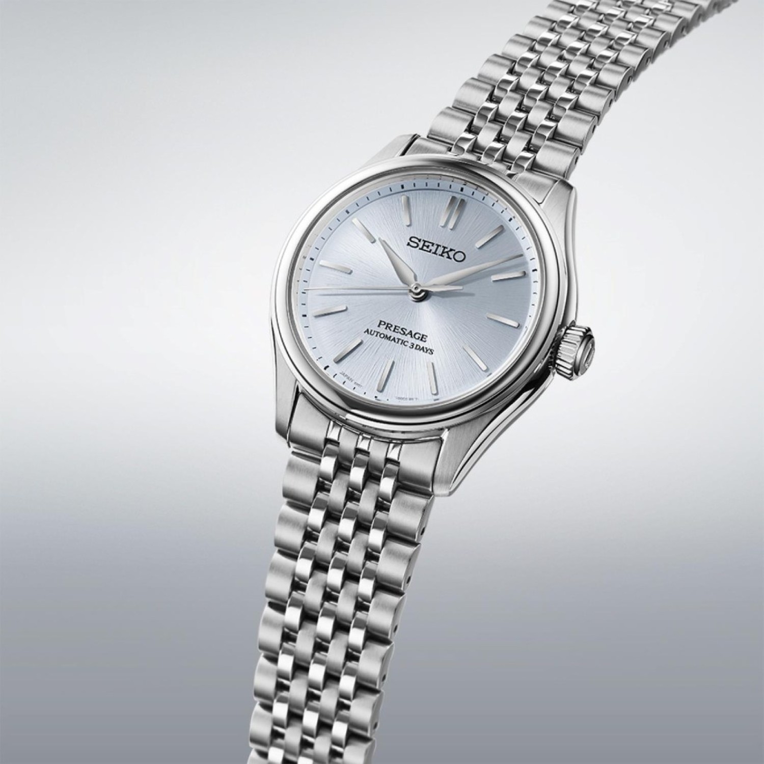 SPB521J Seiko Ladies Presage Classic Automatic – Seiko Watches NZ SPB521J Seiko Ladies Presage Classic Automatic by Seiko Watches NZ | Light Blue Dial Stainless steel watch