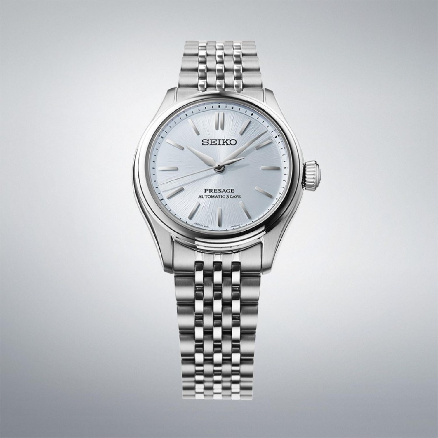 SPB521J Seiko Ladies Presage Classic Automatic – Seiko Watches NZ SPB521J Seiko Ladies Presage Classic Automatic by Seiko Watches NZ | Light Blue Dial Stainless steel watch