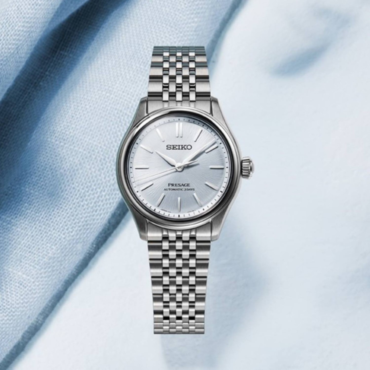 SPB521J Seiko Ladies Presage Classic Automatic – Seiko Watches NZ SPB521J Seiko Ladies Presage Classic Automatic by Seiko Watches NZ | Light Blue Dial Stainless steel watch