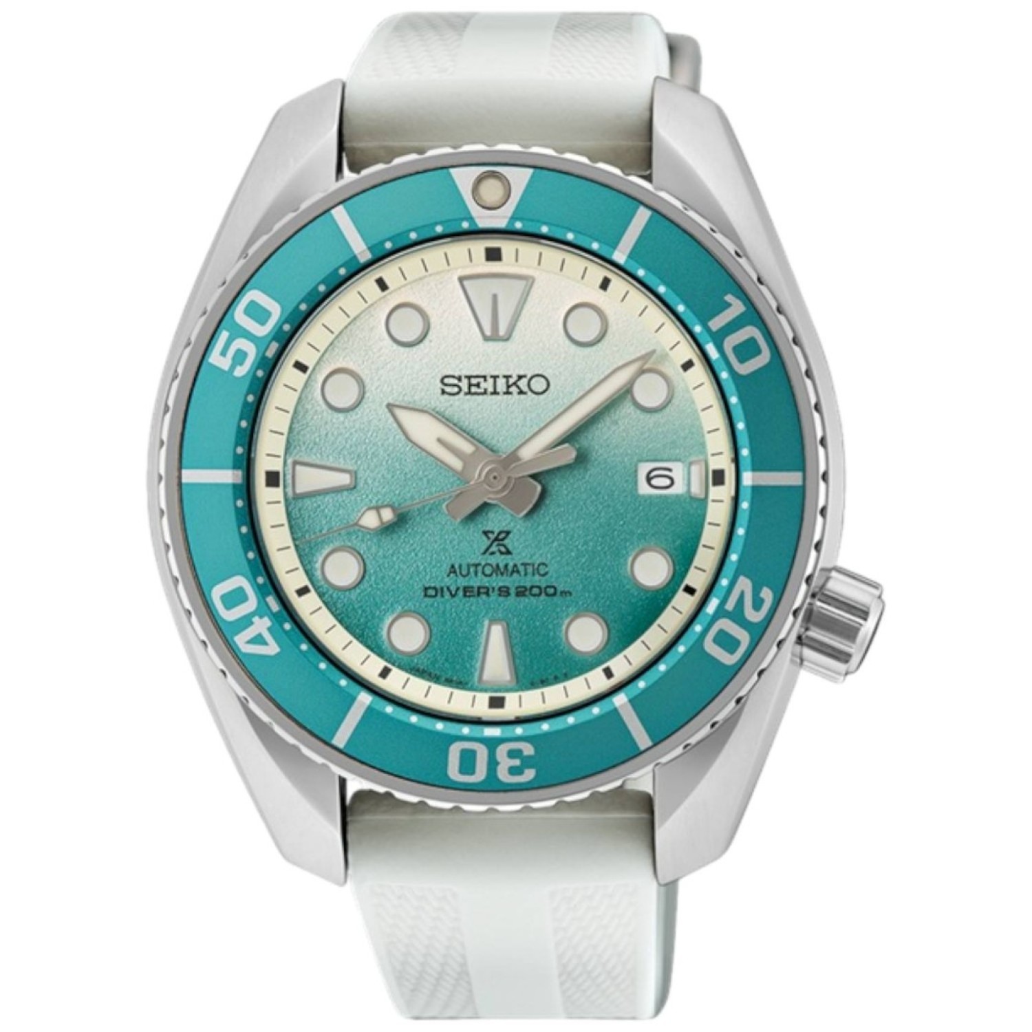 Seiko SPB539J Sandbank Mirage – Limited Edition Diver’s Watch | 200m Automatic | Christies NZ Seiko SPB539J Sandbank Mirage Diver’s Watch – Maldives-Inspired Aqua Gradient Dial, 200m Water Resistant