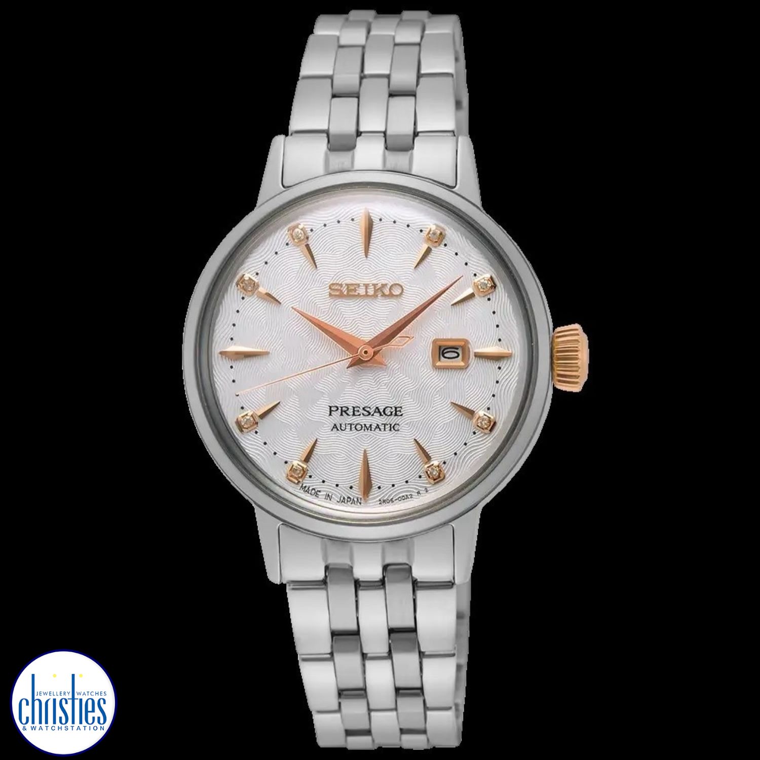 Christies Jewellery - SRE009J Seiko Presage Ladies Automatic Watch Watches Auckland NZ SRE009J Seiko Presage Ladies Automatic Watch SRE009J1 Watches Auckland