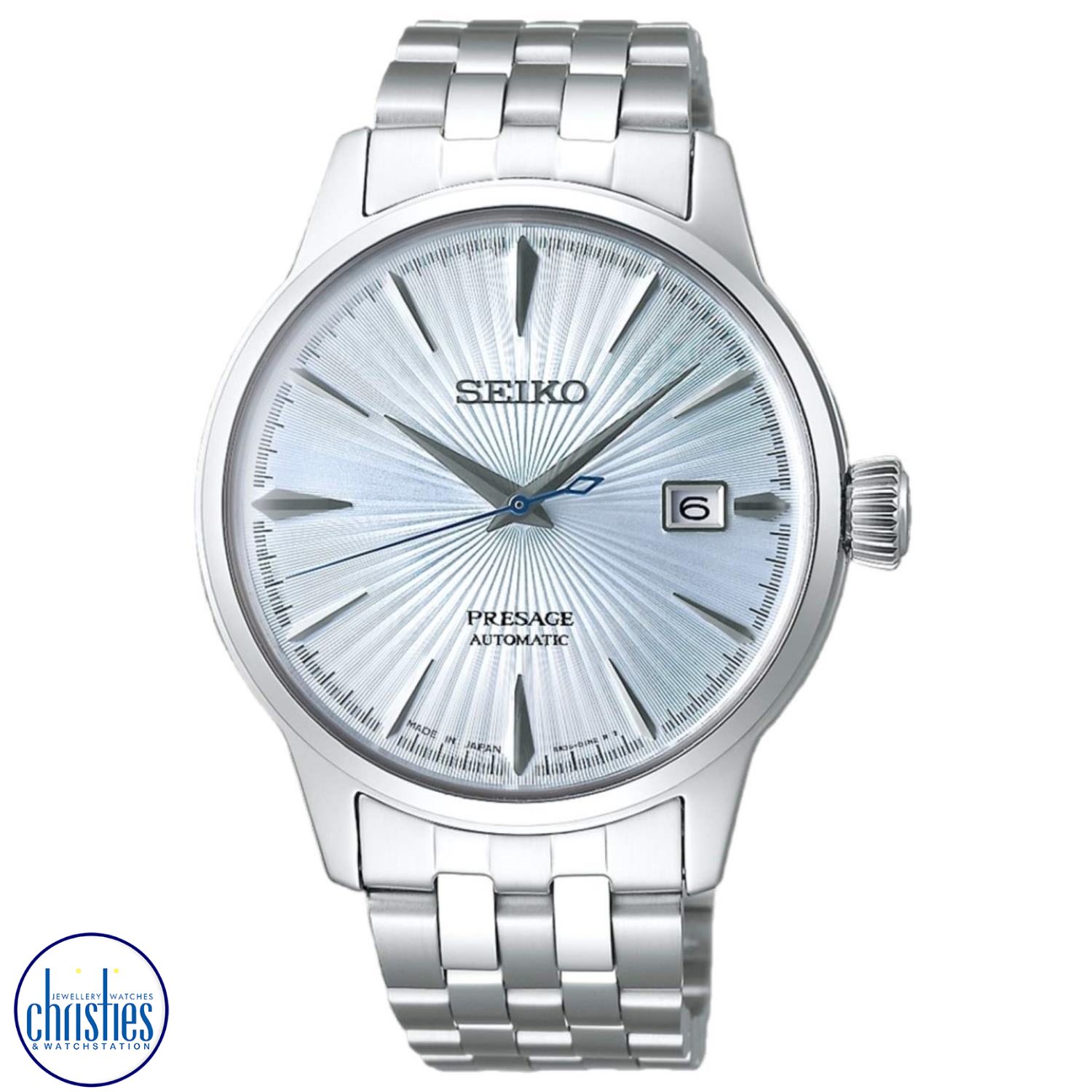 Christies Jewellery - SRPE19J Seiko Presage Cocktail Time Automatic Dress Watch nz SRPE19J Seiko Presage Cocktail Time Automatic Dress Watch SRPE19J