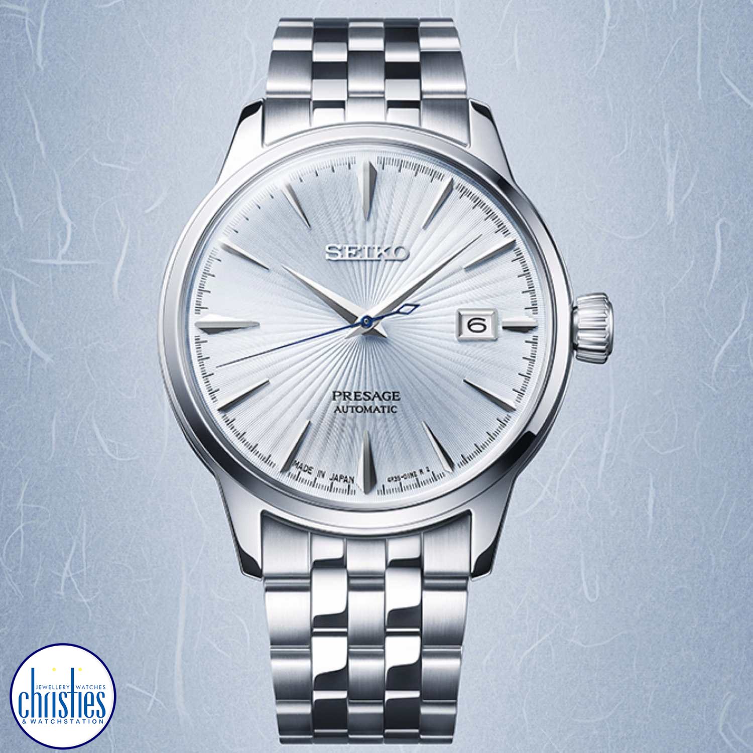 Christies Jewellery - SRPE19J Seiko Presage Cocktail Time Automatic Dress Watch nz SRPE19J Seiko Presage Cocktail Time Automatic Dress Watch SRPE19J