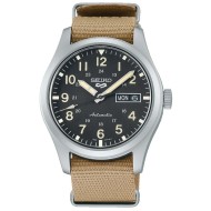 SRPG35K Seiko 5 Sports – Black Dial, Beige Numerals, Nato Strap SRPG35K Seiko 5 Sports – Black Dial, Beige Numerals, Nato Strap