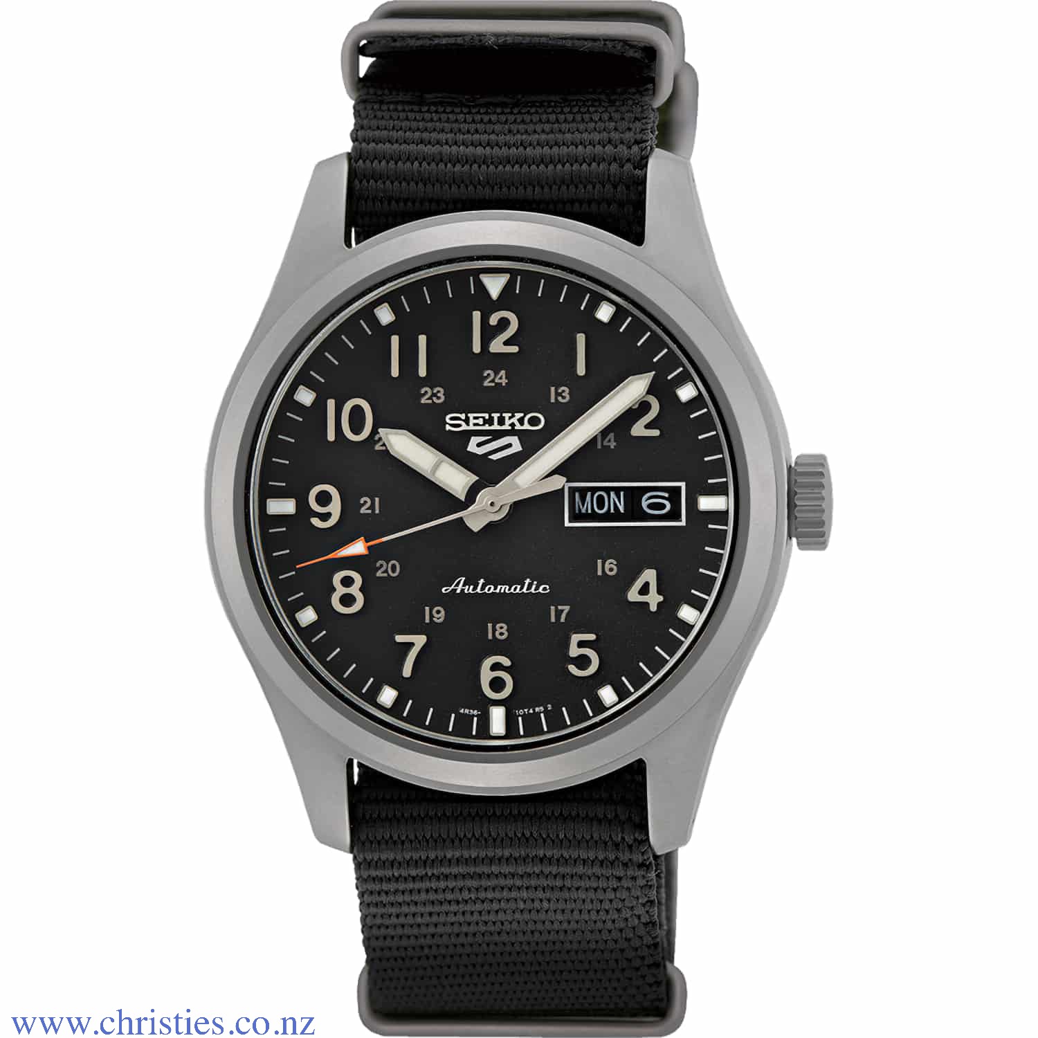 SRPG37K Seiko 5 Sports Automatic 100m Watch SRPG37K Afterpay SRPG37K Seiko 5 Sports Automatic 100m Watch. SEIKO's iconic watch collection, the SEIKO 5 series was first introduced in 1963 and has been an integral part of the SEIKO watch family ever since. 2019 sees the SEIKO 5 series take on a new modern look, and a
