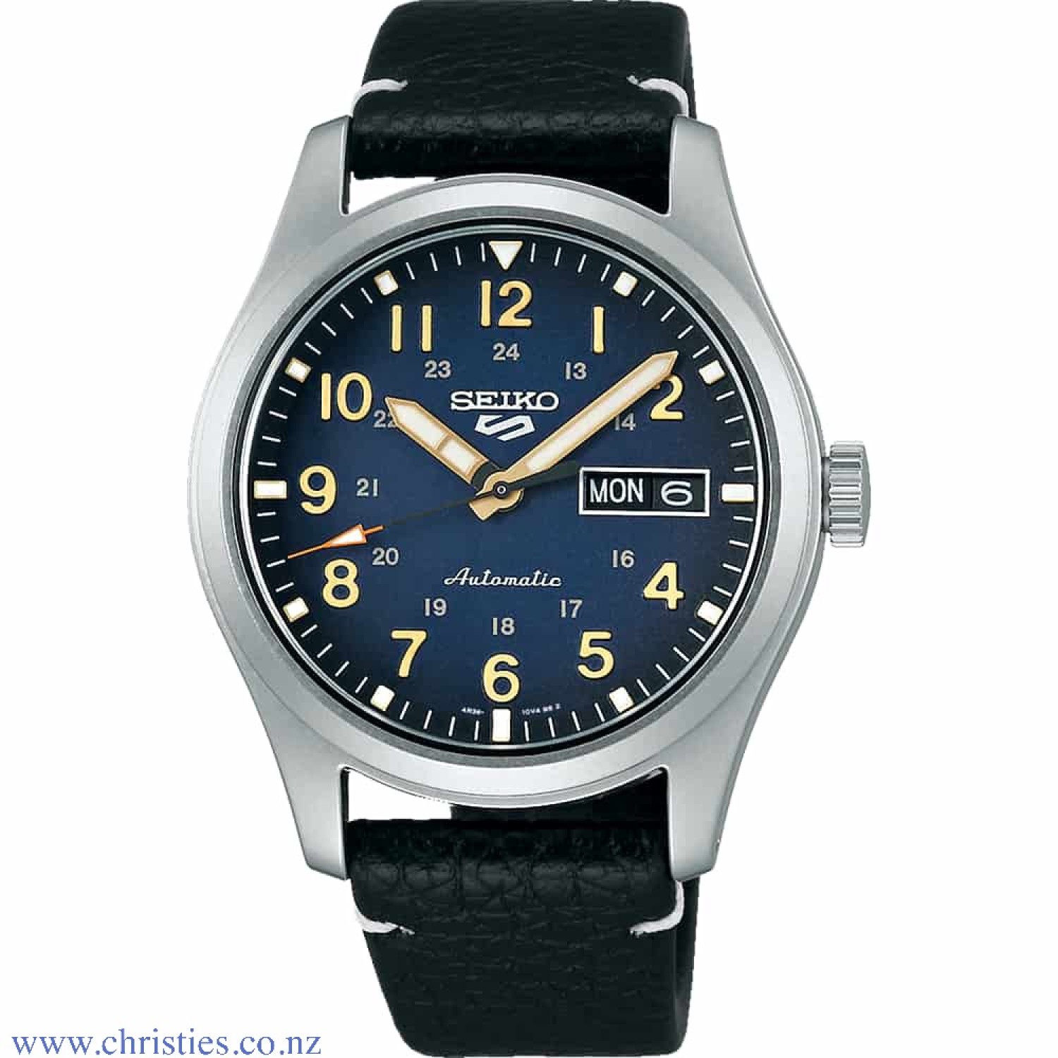 SRPG39K Seiko 5 Sports Automatic 100m Watch SRPG39K Afterpay SRPG39K Seiko 5 Sports Automatic 100m Watch. SEIKO's iconic watch collection, the SEIKO 5 series was first introduced in 1963 and has been an integral part of the SEIKO watch family ever since. 2019 sees the SEIKO 5 series take on a new modern look, and a