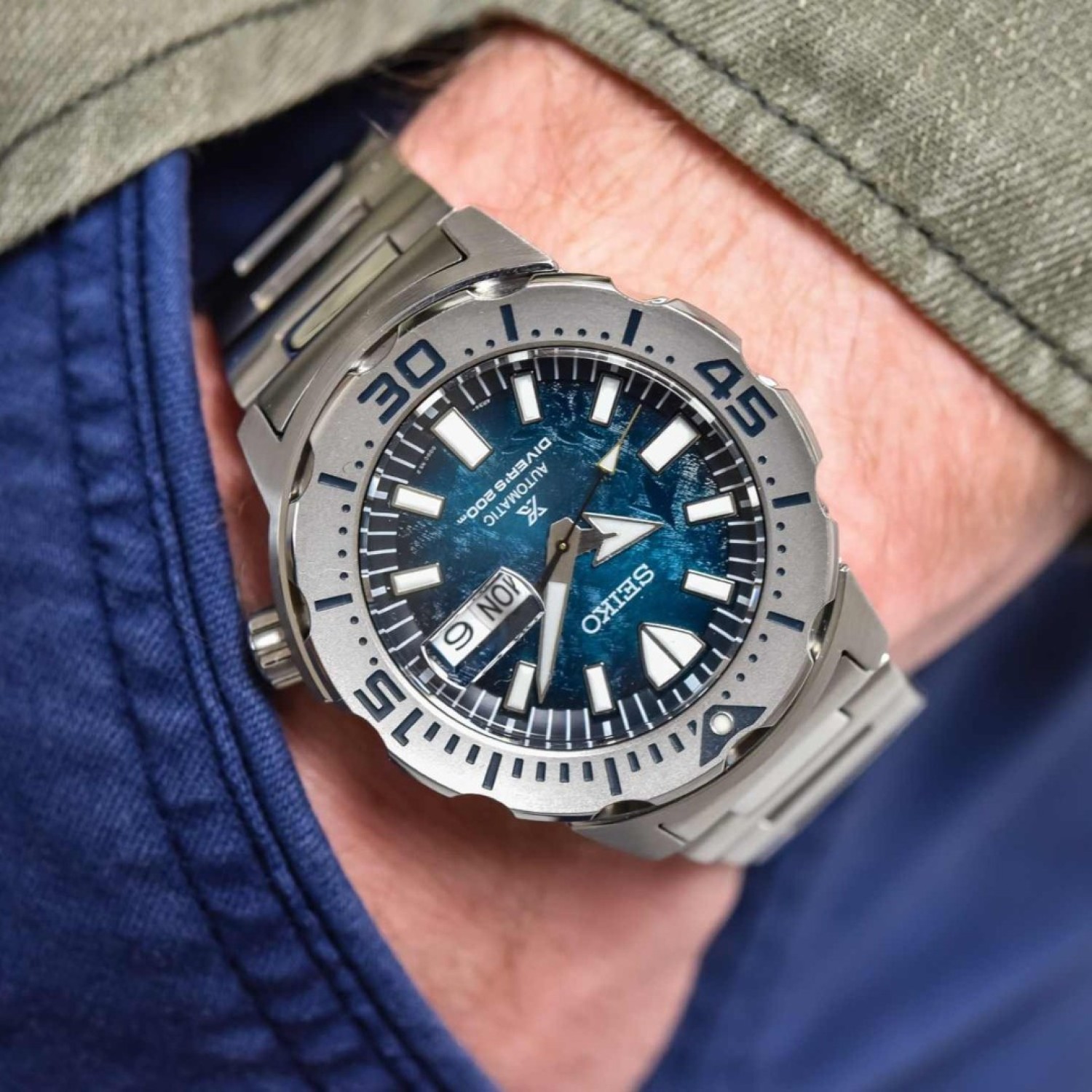 SRPH75K Seiko Prospex Save The Ocean Antarctica 2022 The Monster Watch seiko watch afterpay SRPH75 Seiko Prospex Save The Ocean Antarctica 2022 The Monster Watch