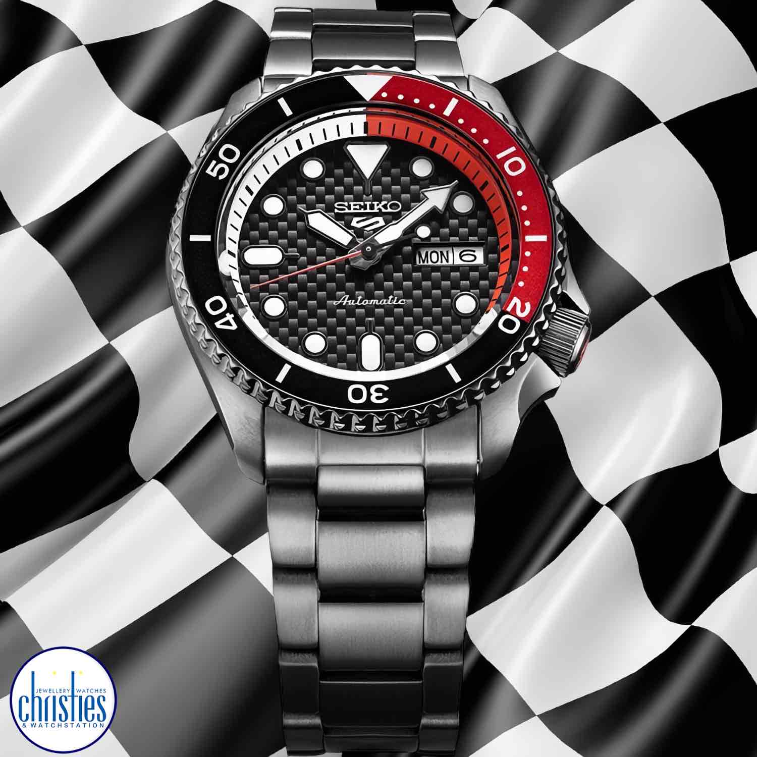 SRPJ07K Seiko 5 Supercars  Automatic Watch SRPJ07K Watches Auckland
