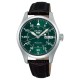 Seiko 5 Sports SRPJ89K Automatic Field Watch with Brown Leather Strap