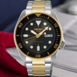 SRPK22J-8 Seiko 5 Two-Tone Sports Watch