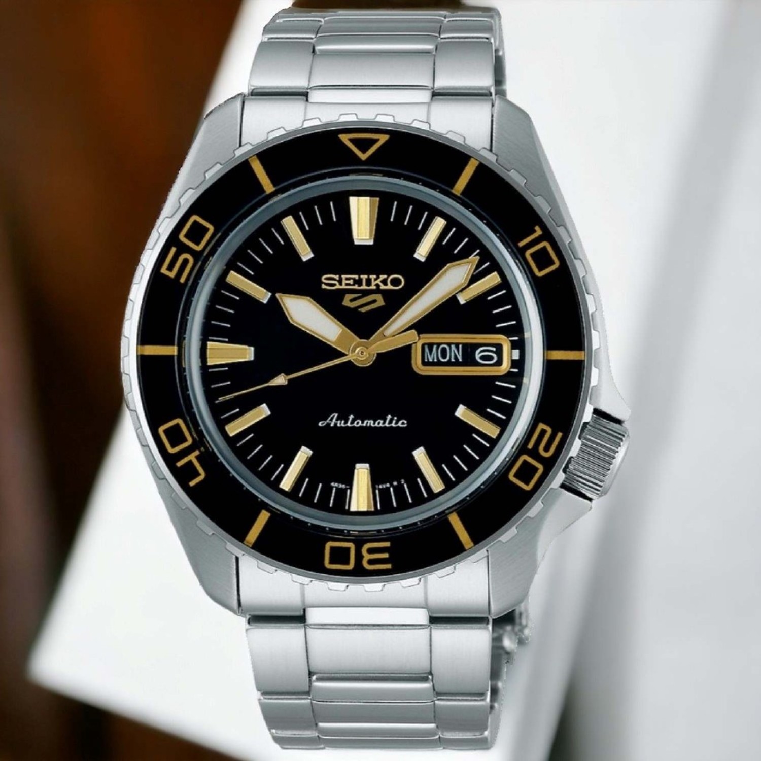 Christies Jewellery - SRPK99K Seiko 5 Sports Black Dial Watch Watches Auckland NZ SRPK99K Seiko 5 Sports Black Dial Watch SRPK99K1 Seiko Watches NZ | Seiko's commitment to craftsmanship ensures that each watch is made with precision and attention to detail.