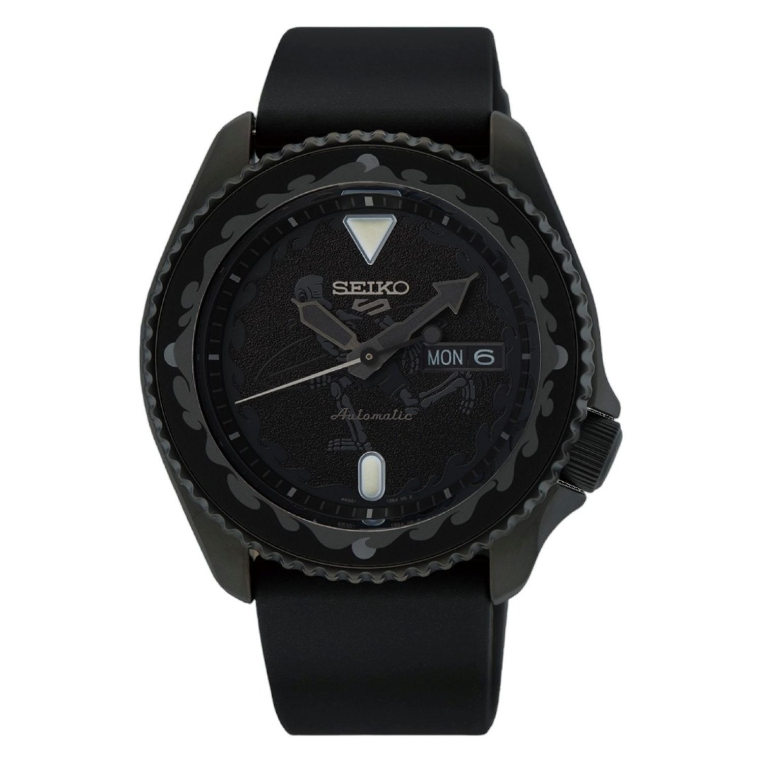 SRPL25K Seiko 5 Sports Kentaro Yoshida Limited Edition - Black Stainless-Steel Casing, black Dial and black silicon strap SRPL25K Seiko 5 Sports Kentaro Yoshida Limited Edition by Seiko Watches NZ | Black Stainless-steel Casing, black Dial and black silicon strap