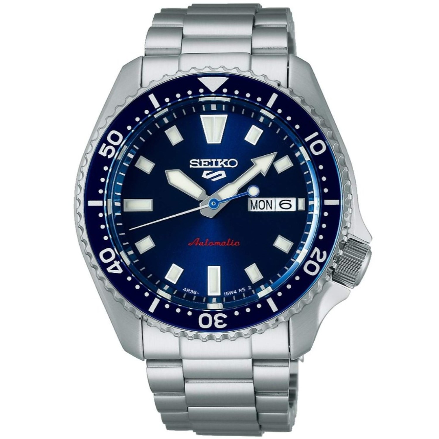 SRPL83 Seiko 5 Sports SKX Sports Style Series Watch – Seiko Watches NZ | Adventure-Ready Timepiece SRPL83 Seiko 5 Sports SKX Sports Style Series Watch by Seiko Watches NZ | Watch with Blue Dial, Stainless Steel Case, and Black Silicone Strap – Stylish and Durable