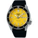 SRPL87 Seiko 5 Sports SKX Sports Style Series watch with a bold yellow dial, black bezel, luminous markers, and a black silicone strap – adventure-ready and stylish.