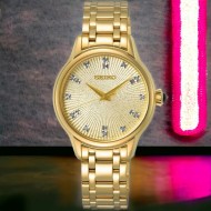 SRZ552P Seiko Classic Diamond Watch