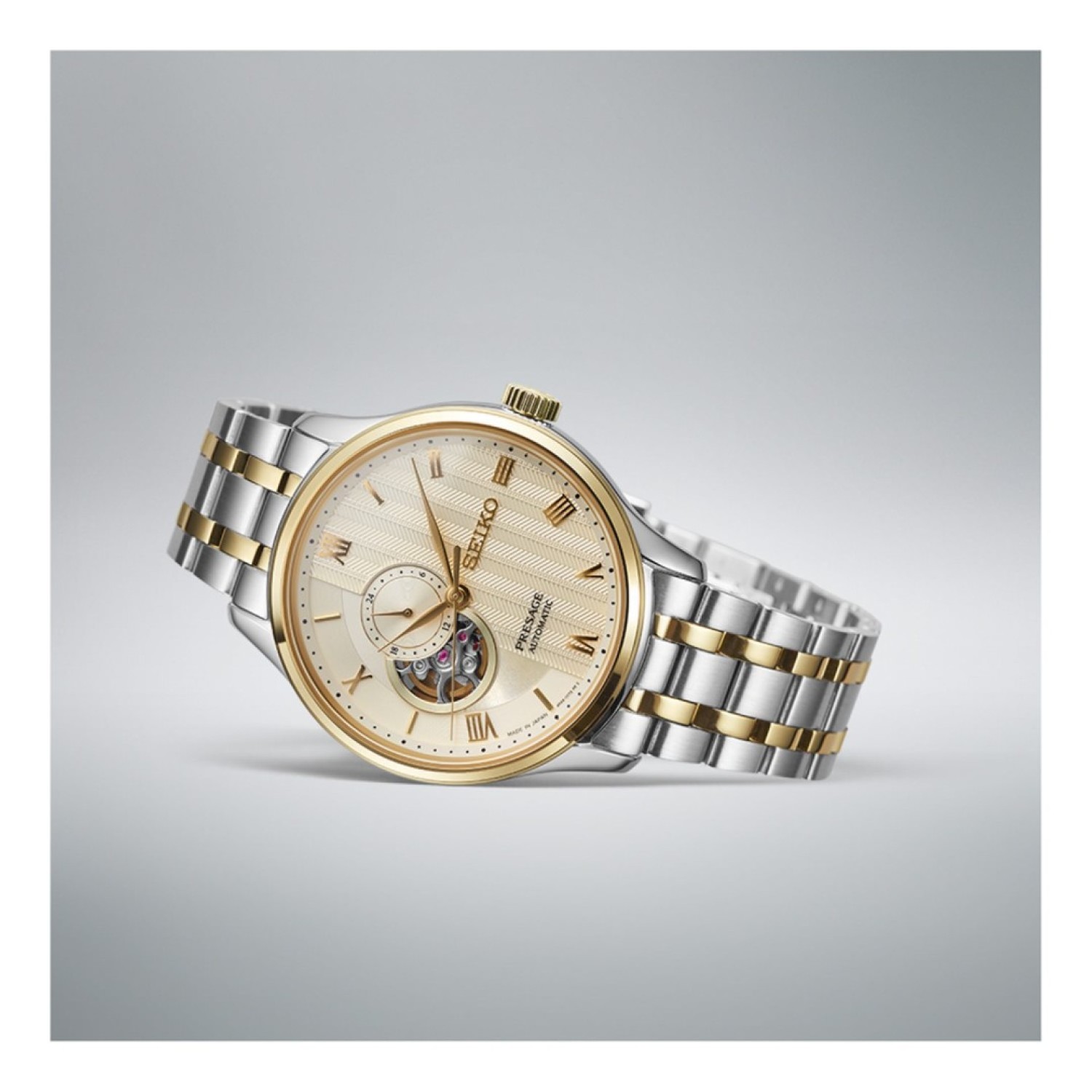 SSA464J Seiko Presage Zen Garden Cream Dial Watch – Seiko Watches NZ | Seiko's commitment to craftsmanship ensures that each watch is made with precision and attention to detail. SSA464J Seiko Presage Zen Garden Cream Dial