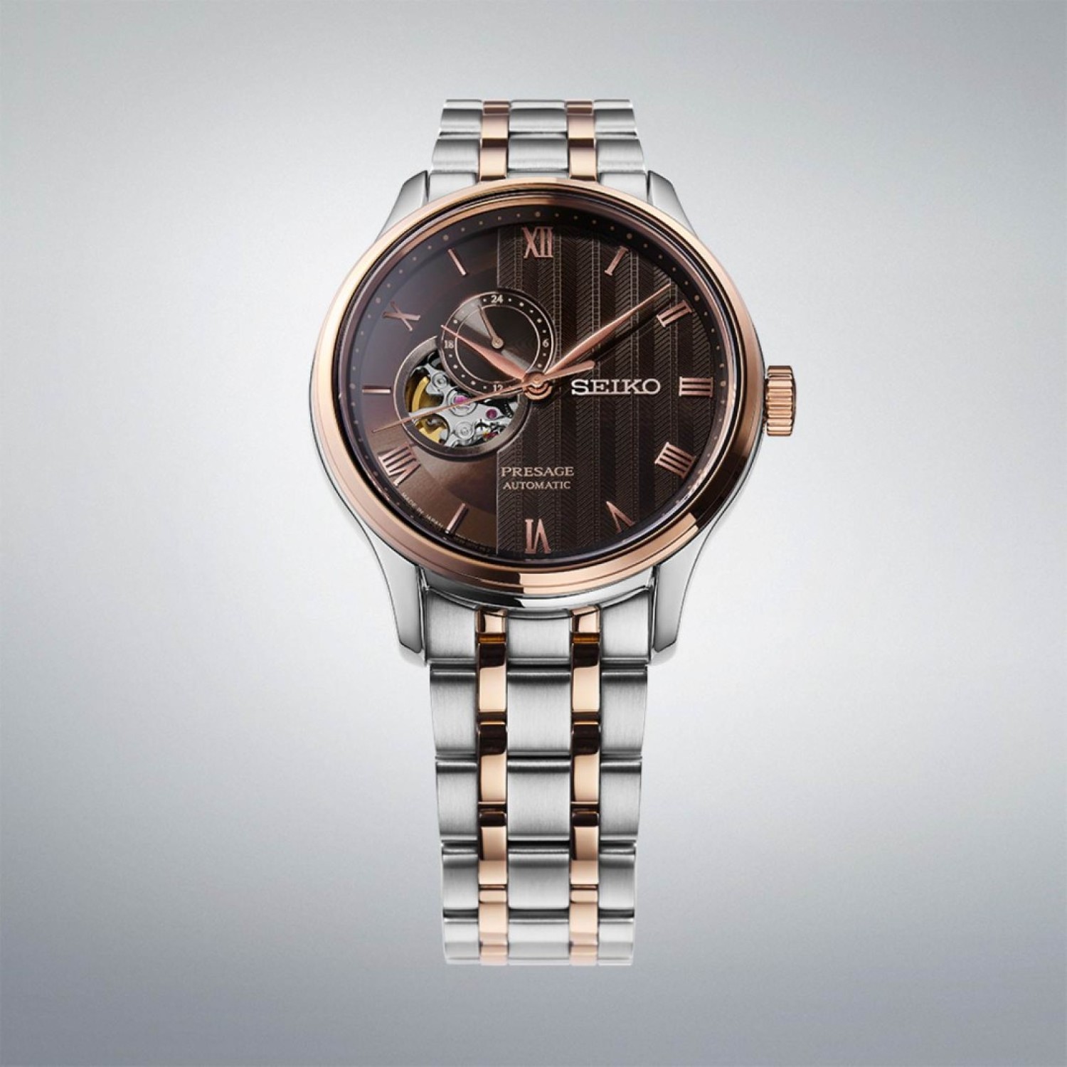 SSA466J Seiko Presage – Autumn Bronze Dial | Inspired by Kyoto’s Zen Gardens – Available at Christies Watches NZ SSA466J Seiko Presage – Autumn Bronze Dial Inspired by Kyoto’s Japanese Gardens