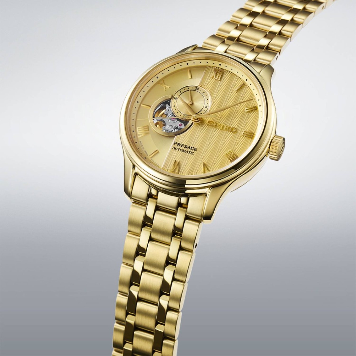 SSA468J Seiko Presage – Kyoto Golden Garden | Crafted with Precision – Available at Christies Watches NZ SSA468J Seiko Presage – Kyoto Golden Garden by Seiko Watches