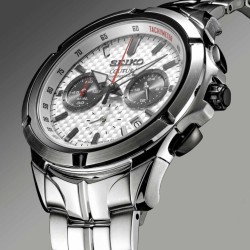 SSB433P SEIKO Coutura Chronograph | White Dial | 100m Water Resistant
