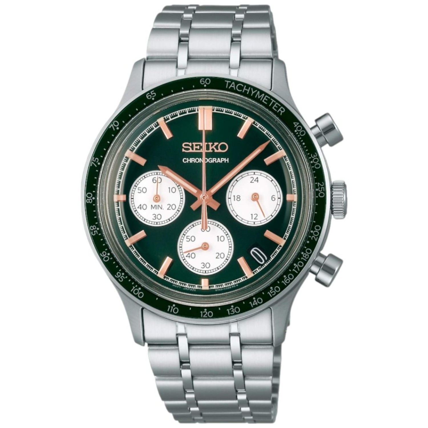 SSB481P Seiko Gents Chronograph Green Dial Watch – Seiko Watches NZ SSB481P Seiko Gents Chronograph Green Dial Watch by Seiko Watches NZ