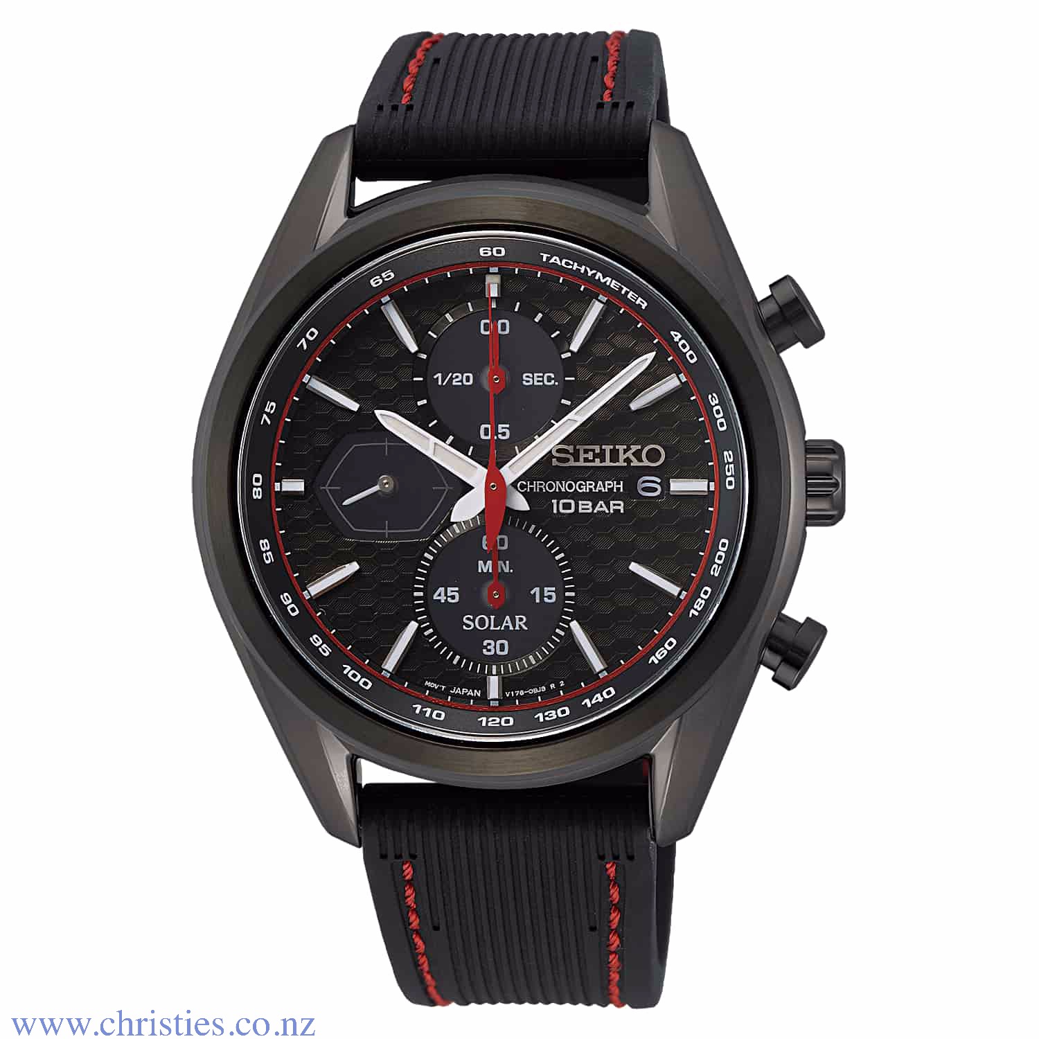 SSC777P1 SEIKO Conceptual Macchina Sportiva Solar Alarm Chronograph. Sporty and stylish, this Seiko Sportiva Solar chronograph watch features a round stainless steel case                 and a silicon band. LAYBUY - Pay it easy, in 6 w @christies.online
