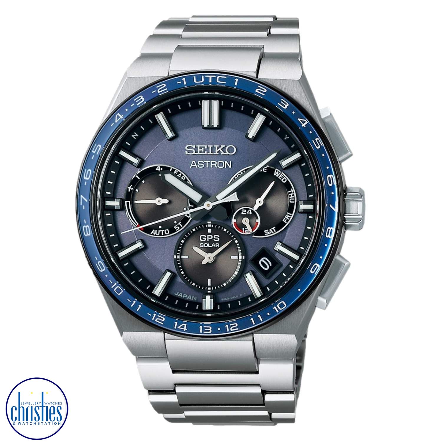 Christies Jewellery - SSH109J Seiko Astron GPS Solar 5X53 Dual Time Watch SSH109J Seiko Astron GPS Solar 5X53 Dual Time Watch SSH109J