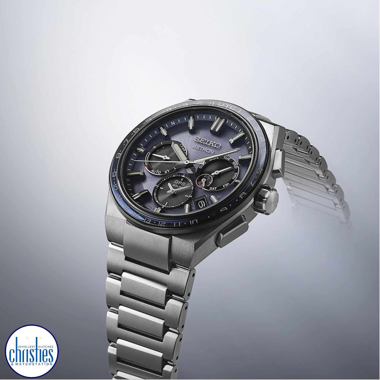 Christies Jewellery - SSH109J Seiko Astron GPS Solar 5X53 Dual Time Watch SSH109J Seiko Astron GPS Solar 5X53 Dual Time Watch SSH109J