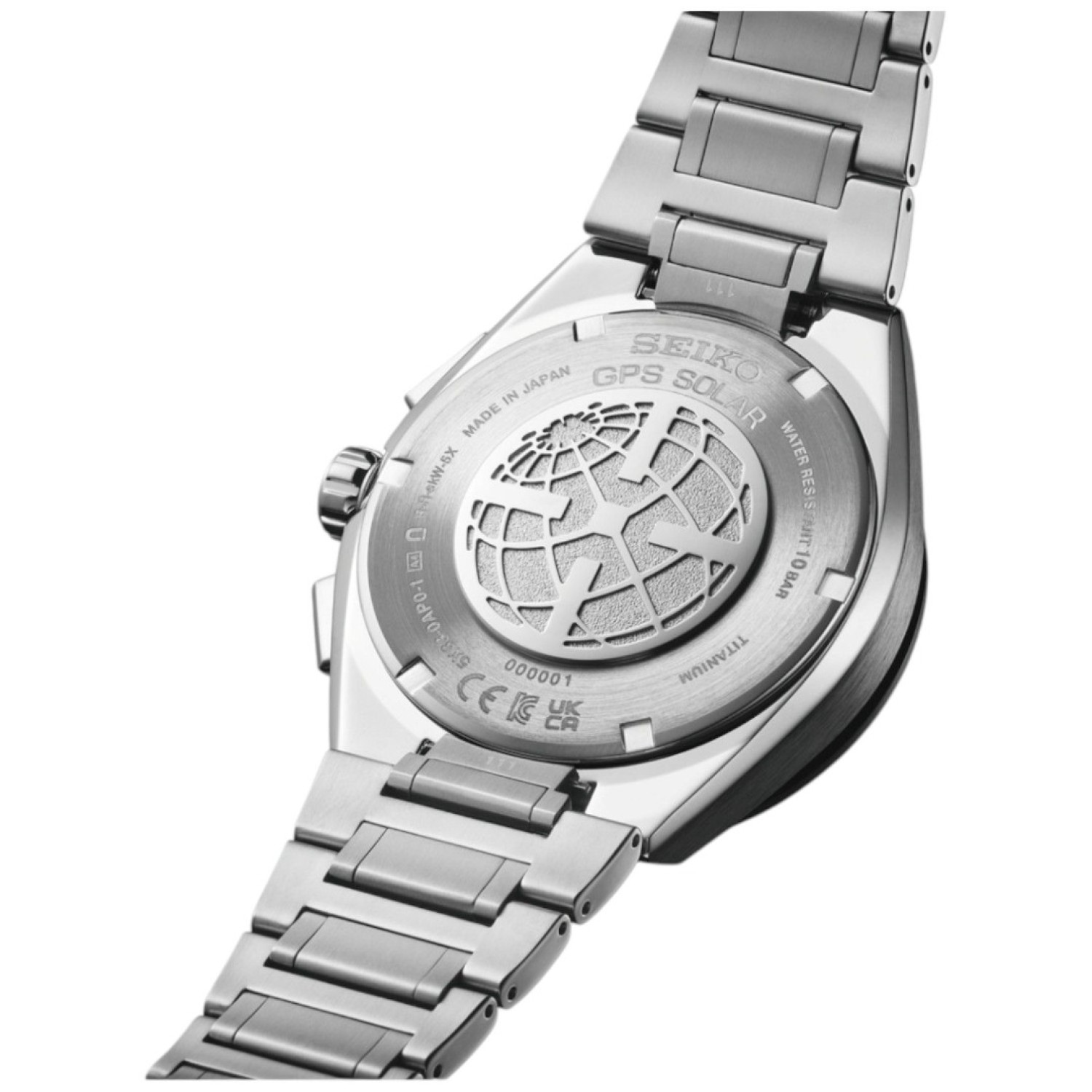 SSH175J Seiko Astron Dual-Time GPS Solar Watch – Blue Dial, Titanium Case | Christies NZ SSH175J Seiko Astron GPS Solar Chronograph – Dual-Time Titanium Watch with Blue Dial