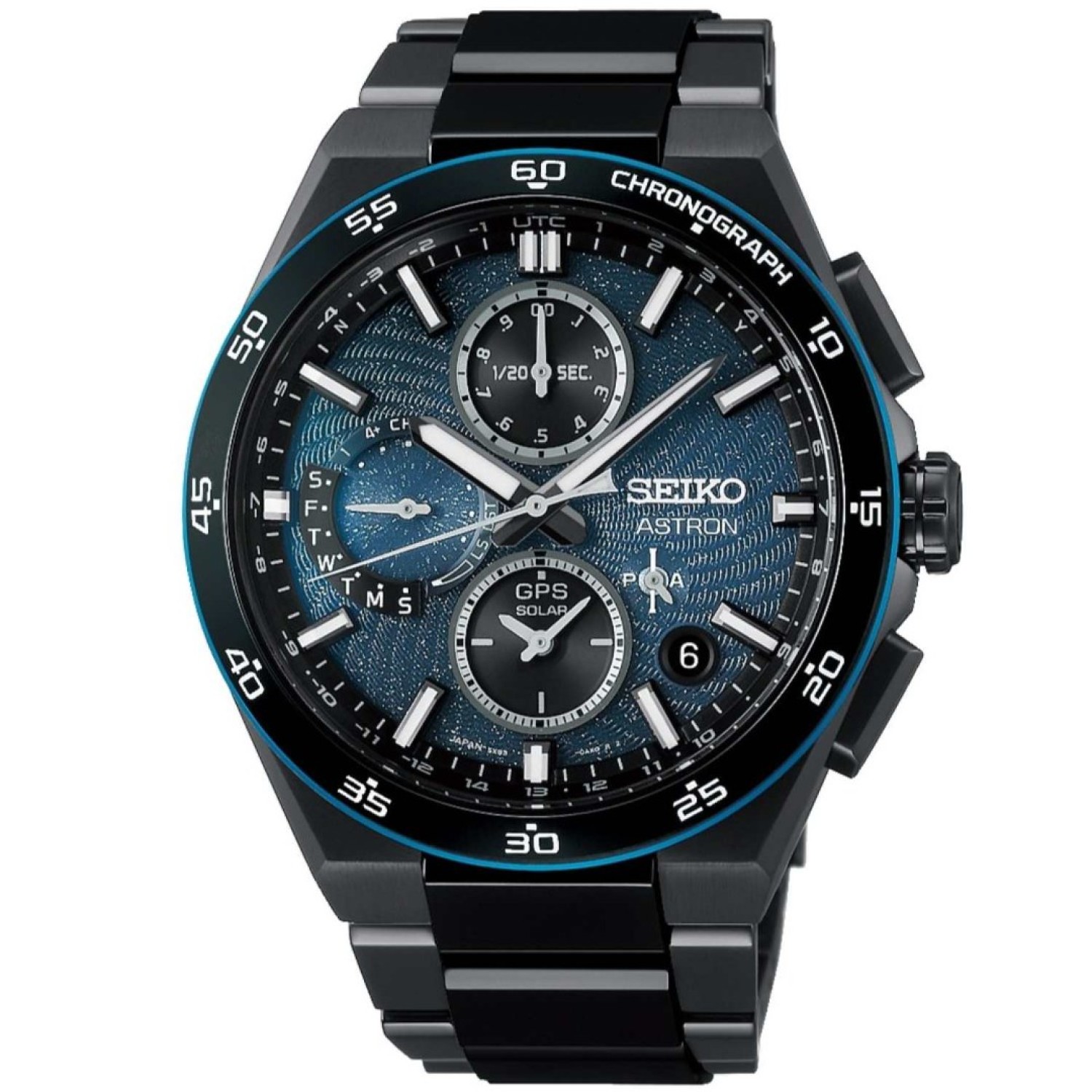 Seiko Astron SSH187J Galaxy Limited Edition GPS Solar Dual Time Chronograph