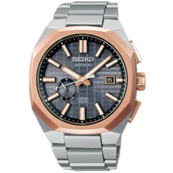 SSJ014J1 Seiko Astron 2 Tone Titanium Luxury Watch