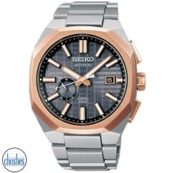 SSJ014J1 Seiko Astron 2 Tone Titanium Luxury Watch