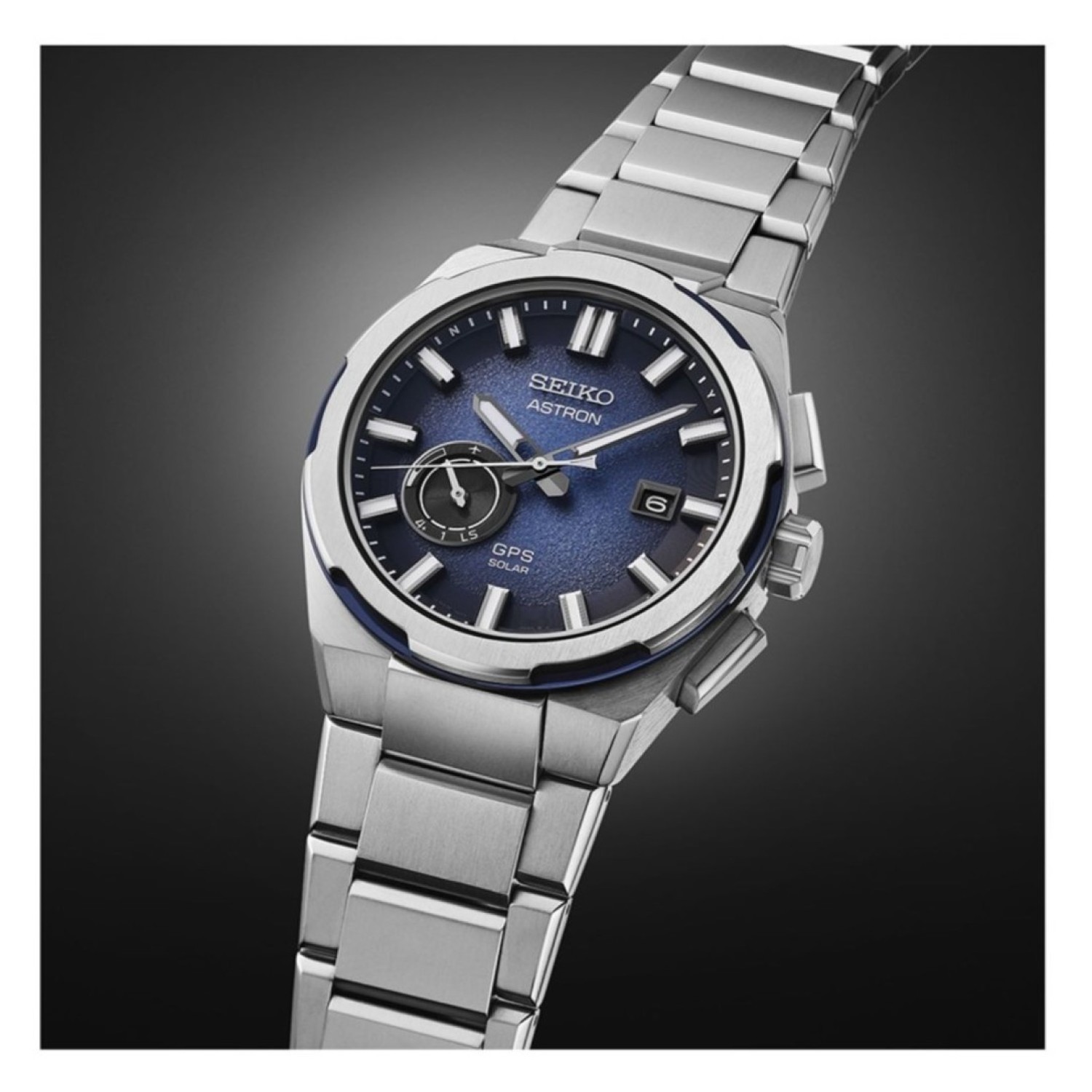 SSJ023J Seiko Astron GPS Solar Watch - Precision Timekeeping & Elegant Design SSJ023J Seiko Astron GPS Solar Watch with GPS functionality and solar power with blue colour dial and Titanium casing