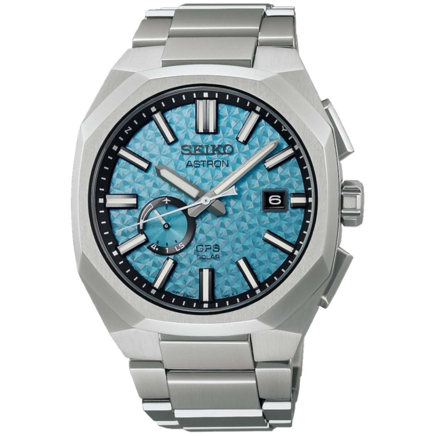 Christies Jewellery - SSJ027J Seiko Astron GPS Solar Limited Edition Watch Auckland NZ Seiko SSJ027J Astron GPS Solar Limited Edition Watch with blue dial and titanium case