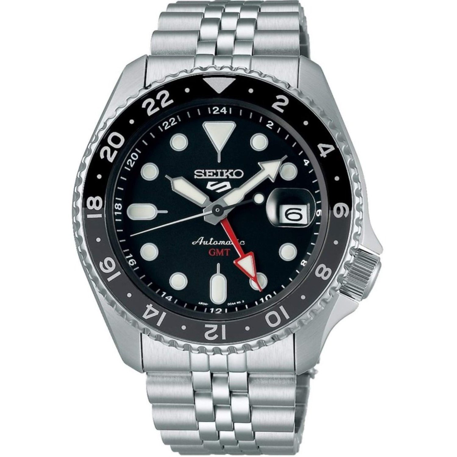 Christies Jewellery - SSK001 Seiko 5 Sports SKX Sports Style GMT Series SSK001 Seiko 5 Sports SKX Sports Style GMT Series. Experience the perfect combination of durability, reliability, and international convenience with the Seiko 5 Sports SKX Sports Style GMT Series.