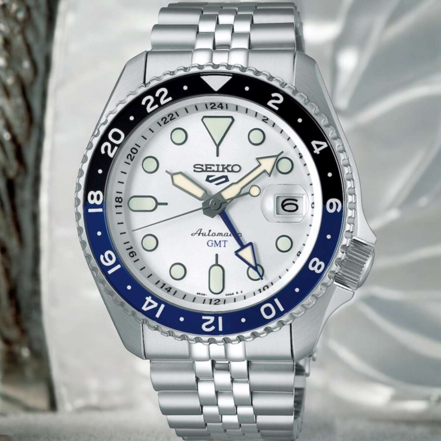 Christies Jewellery - SSK033 Seiko 5 Sports GMT Navigator Watch Auckland NZ SSK033 Seiko 5 Sports GMT Navigator Watch SSK033K1 Seiko Watches NZ