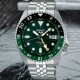 SSK035 Seiko 5 Sports GMT Navigator Watch SSK035K1 - Green Colour Dial Watch