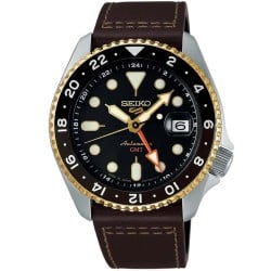 SSK036 Seiko 5 Sports GMT Navigator Watch