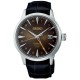 Christies Jewellery - SSK039J Seiko Presage Cocktail Time GMT Watch Auckland NZ SSK039J Seiko Presage Cocktail Time GMT Watch with Brown Dial and Black Leather Strap