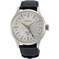 SSK049J Seiko Presage Cocktail Time GMT "Silver Bullet" Watch