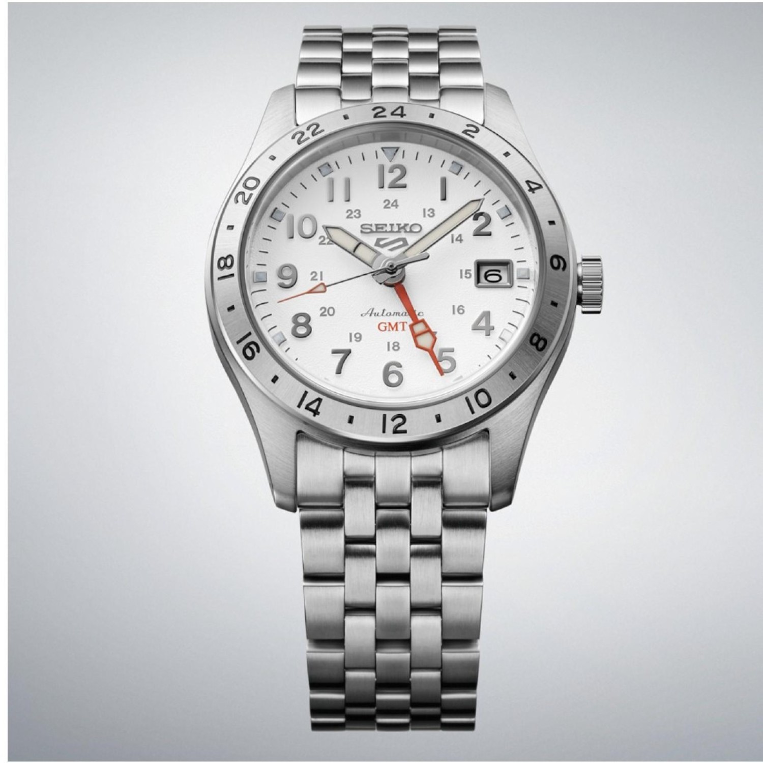 SSK059K Seiko 5 Sports GMT Field Series Watch – Seiko Watches NZ | Seiko's commitment to craftsmanship ensures that each watch is made with precision and attention to detail. SSK059K Seiko 5 Sports GMT Field Series Watch by Seiko Watches