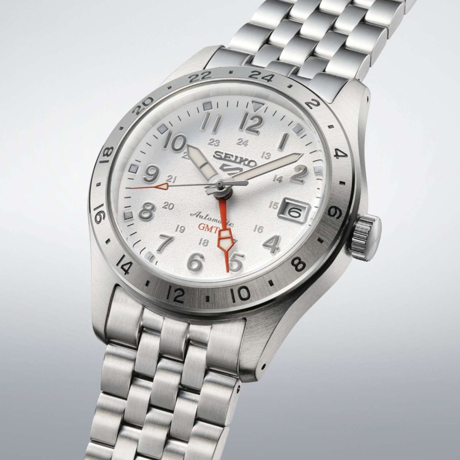 SSK059K Seiko 5 Sports GMT Field Series Watch – Seiko Watches NZ | Seiko's commitment to craftsmanship ensures that each watch is made with precision and attention to detail. SSK059K Seiko 5 Sports GMT Field Series Watch by Seiko Watches