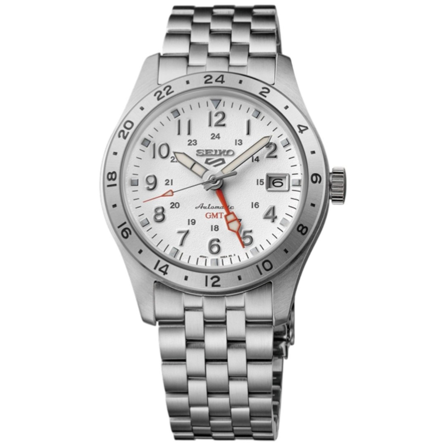 SSK059K Seiko 5 Sports GMT Field Series Watch – Seiko Watches NZ | Seiko's commitment to craftsmanship ensures that each watch is made with precision and attention to detail. SSK059K Seiko 5 Sports GMT Field Series Watch by Seiko Watches